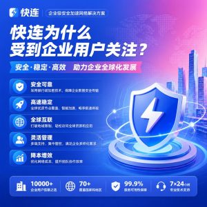 快连为什么受到企业用户关注？
